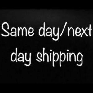 SAME DAY OR NEXT DAY DELIVERY